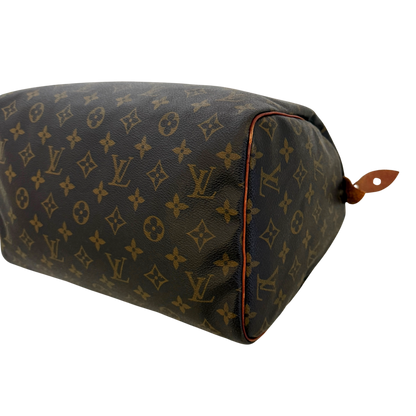 Louis Vuitton Speedy 30 Monogram Braun / akzeptabel Louis Vuitton