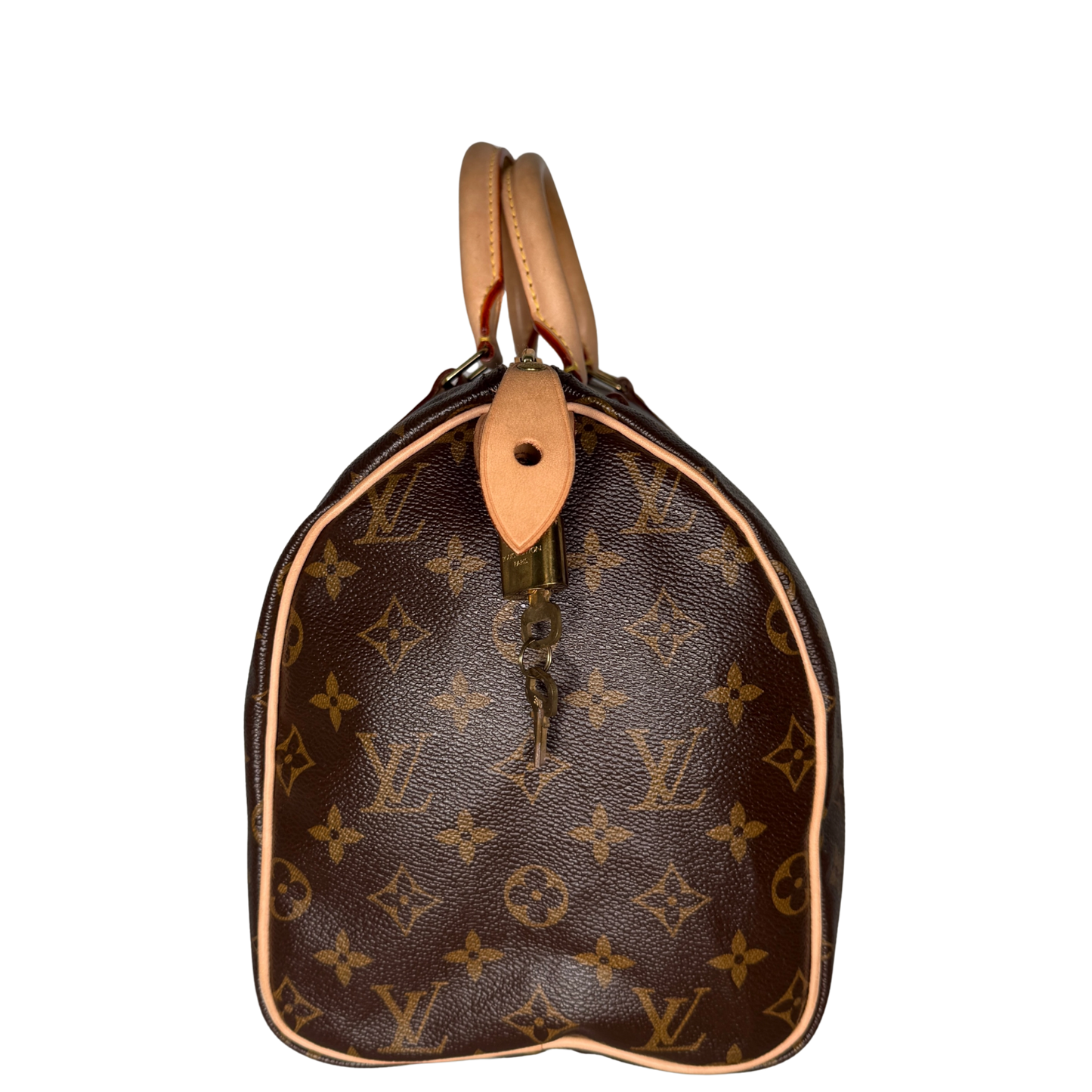 Louis Vuitton Speedy 30 Monogram Canvas M41526 Braun Fullset / sehr gut Louis Vuitton