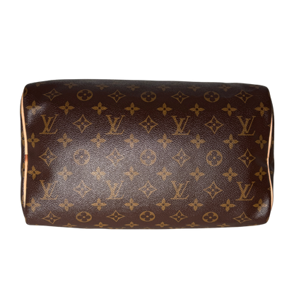 Louis Vuitton Speedy 30 Monogram Canvas M41526 Braun Fullset / sehr gut Louis Vuitton