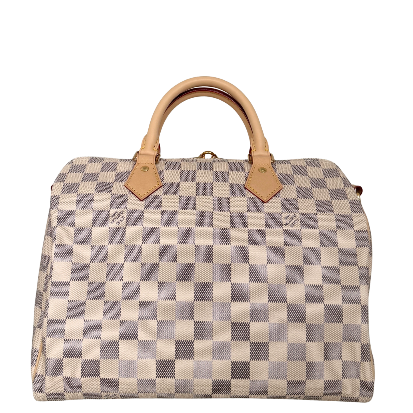 Louis Vuitton Speedy 30 mit Schulterriemen mit Schulterriemen Damier Azur Canvas N40592 Beige Fullset / neuwertig Louis Vuitton