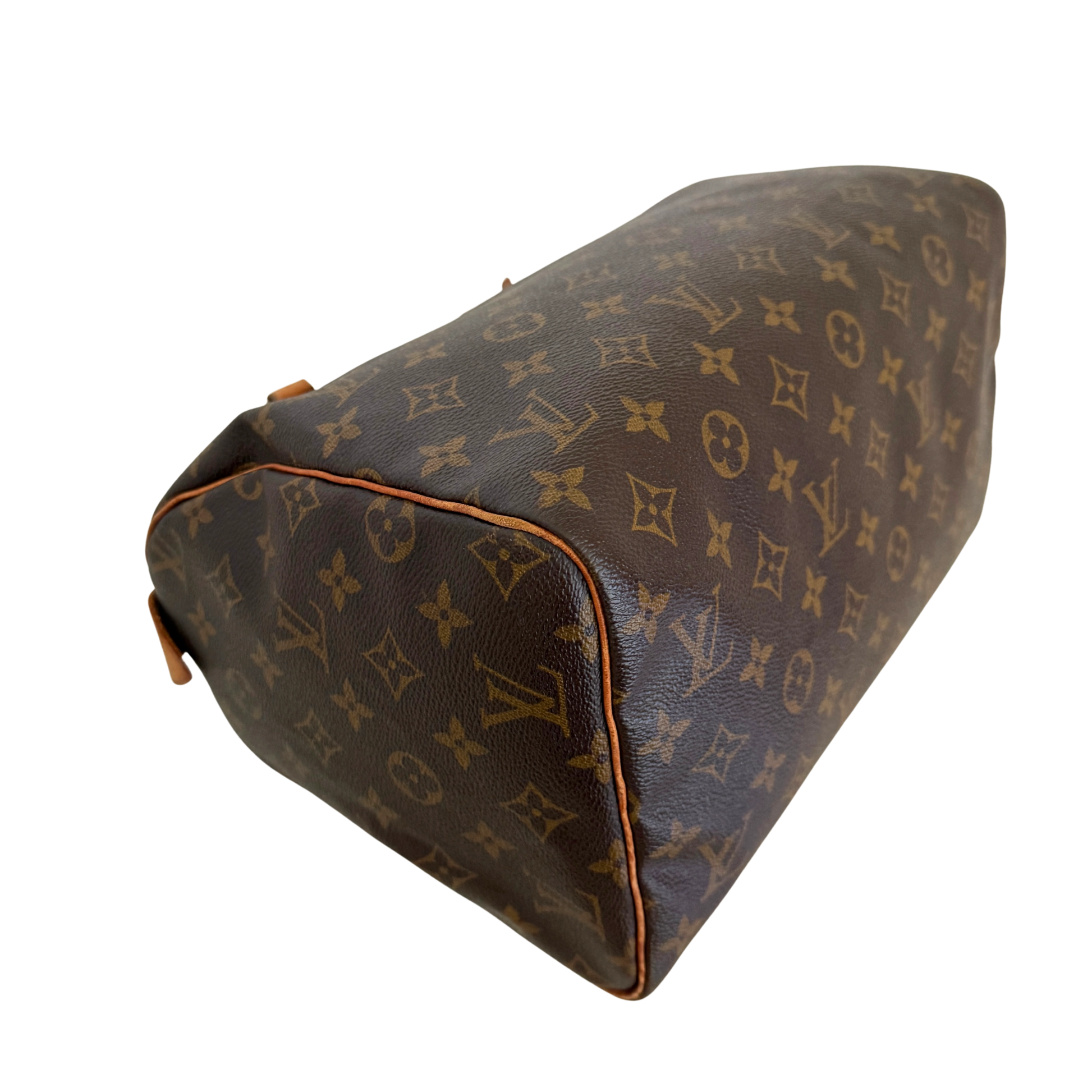 Louis Vuitton Speedy 30 Monogram Braun / akzeptabel Louis Vuitton