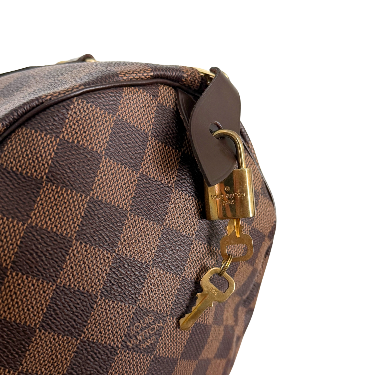 Louis Vuitton Speedy 30 Damier Ebene Braun / sehr gut Louis Vuitton