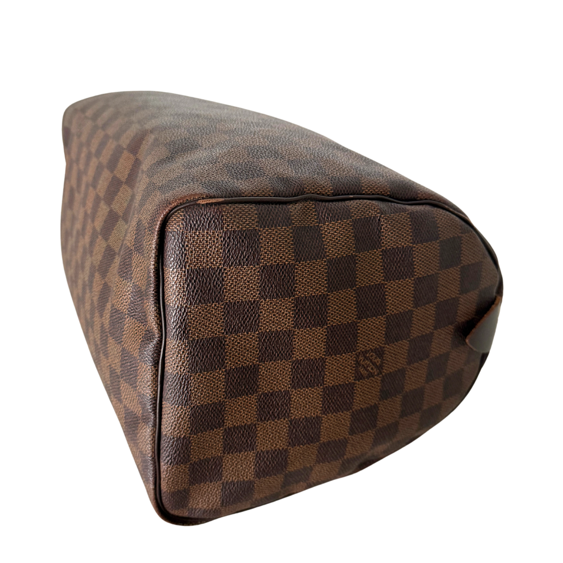 Louis Vuitton Speedy 30 Damier Ebene Canvas Braun / gut Louis Vuitton