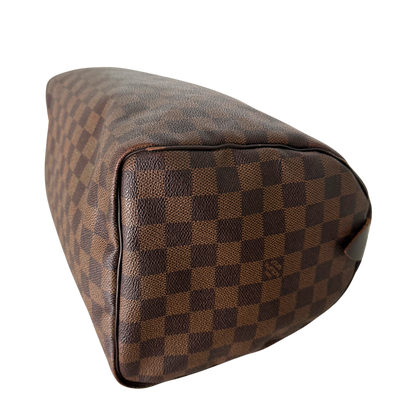 Louis Vuitton Speedy 30 Damier Ebene Canvas Braun / gut Louis Vuitton