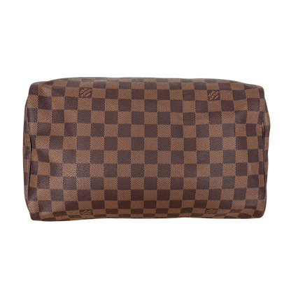 Louis Vuitton Speedy 30 Damier Ebene Braun / sehr gut Louis Vuitton
