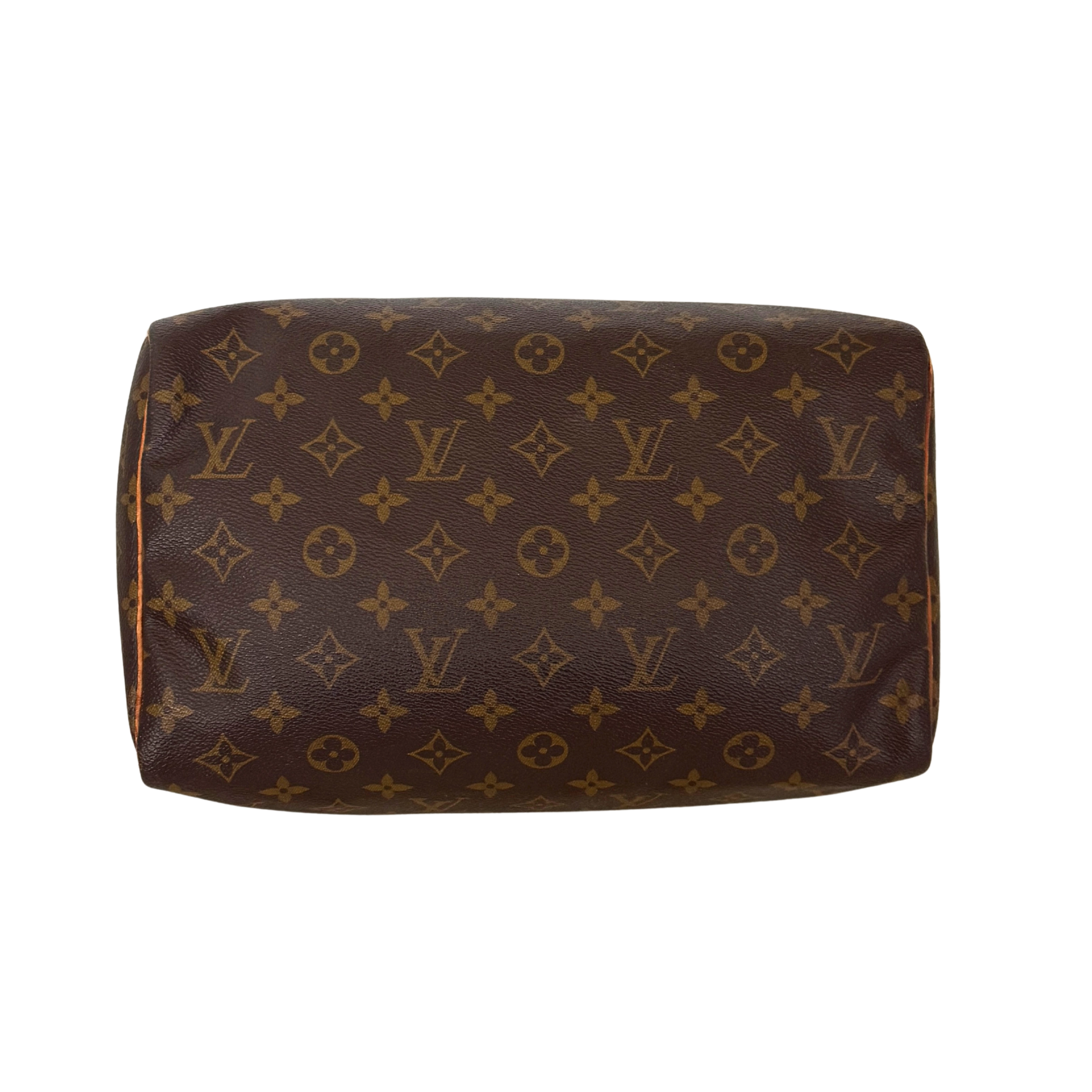 Louis Vuitton Speedy 30 Monogram Braun / akzeptabel Louis Vuitton