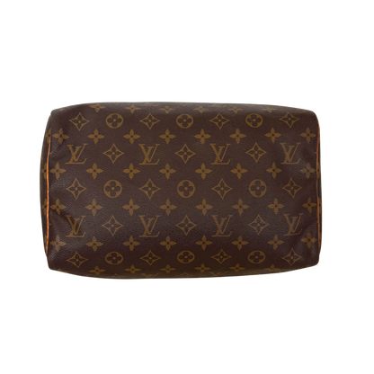 Louis Vuitton Speedy 30 Monogram Braun / akzeptabel Louis Vuitton