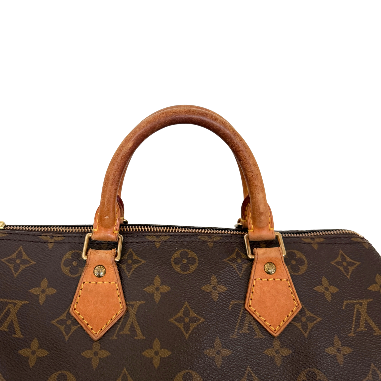 Louis Vuitton Speedy 30 Monogram Braun / akzeptabel Louis Vuitton