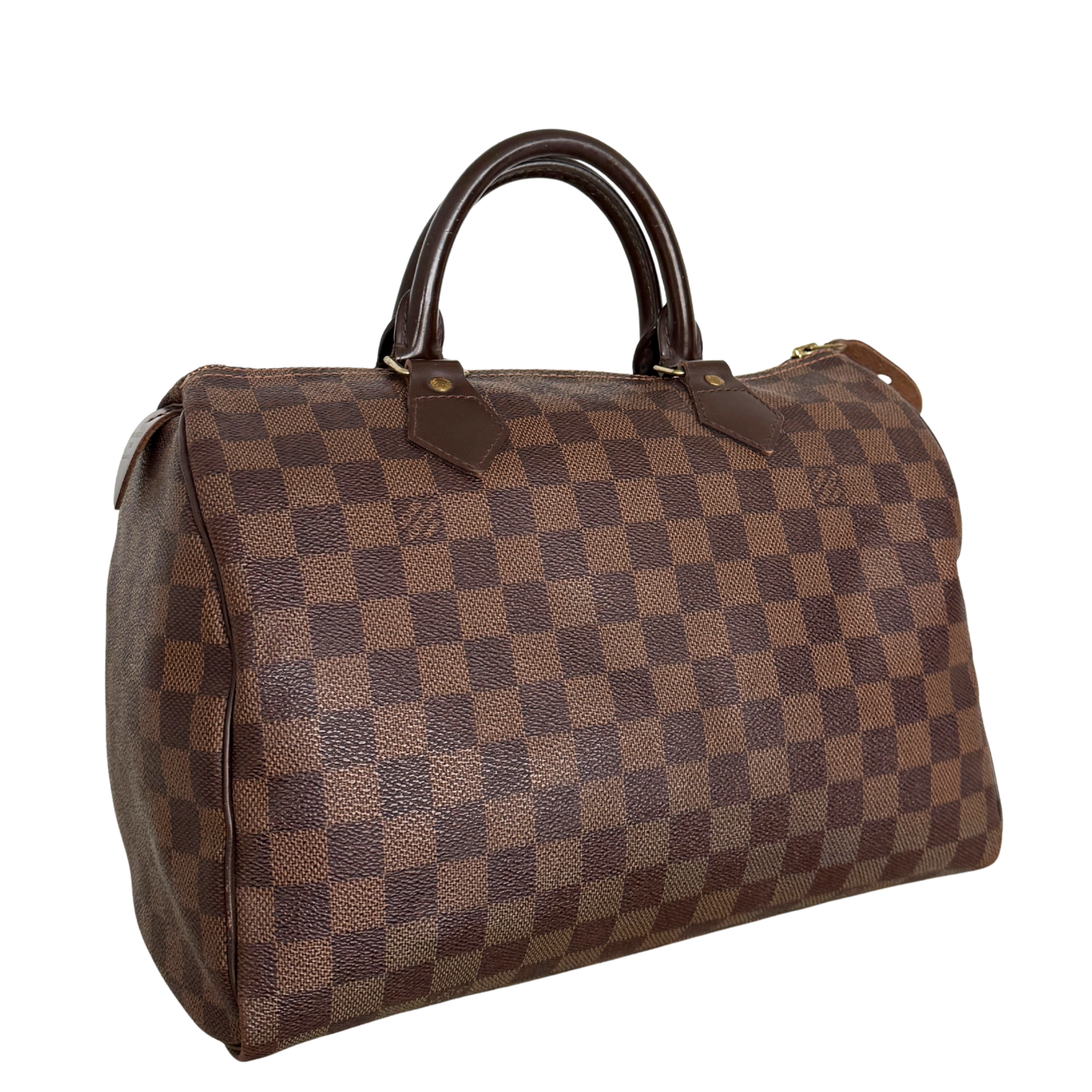 Louis Vuitton Speedy 30 Damier Ebene Canvas Braun / gut Louis Vuitton