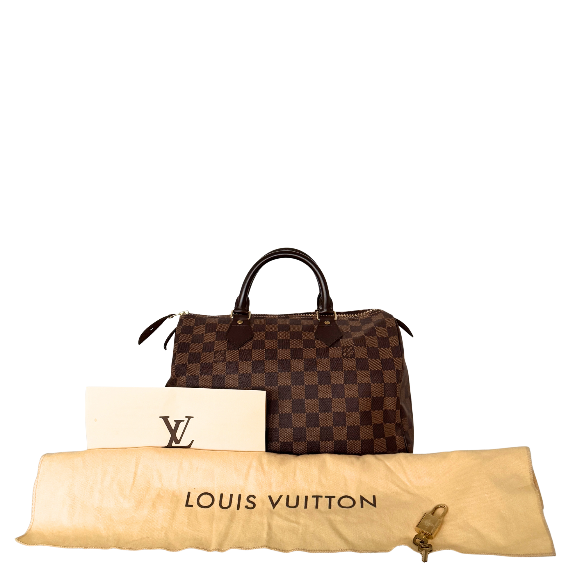 Louis Vuitton Speedy 30 Damier Ebene N41531 Braun / sehr gut Louis Vuitton