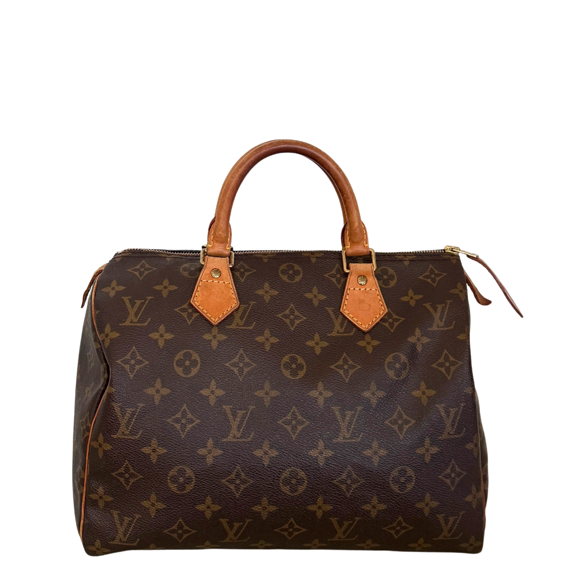 Louis Vuitton Speedy 30 Monogram Braun / akzeptabel Louis Vuitton