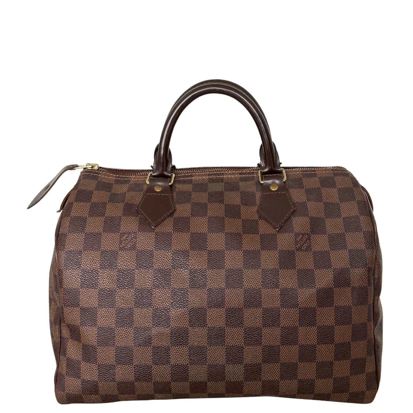 Louis Vuitton Speedy 30 Damier Ebene Canvas Braun / gut Louis Vuitton