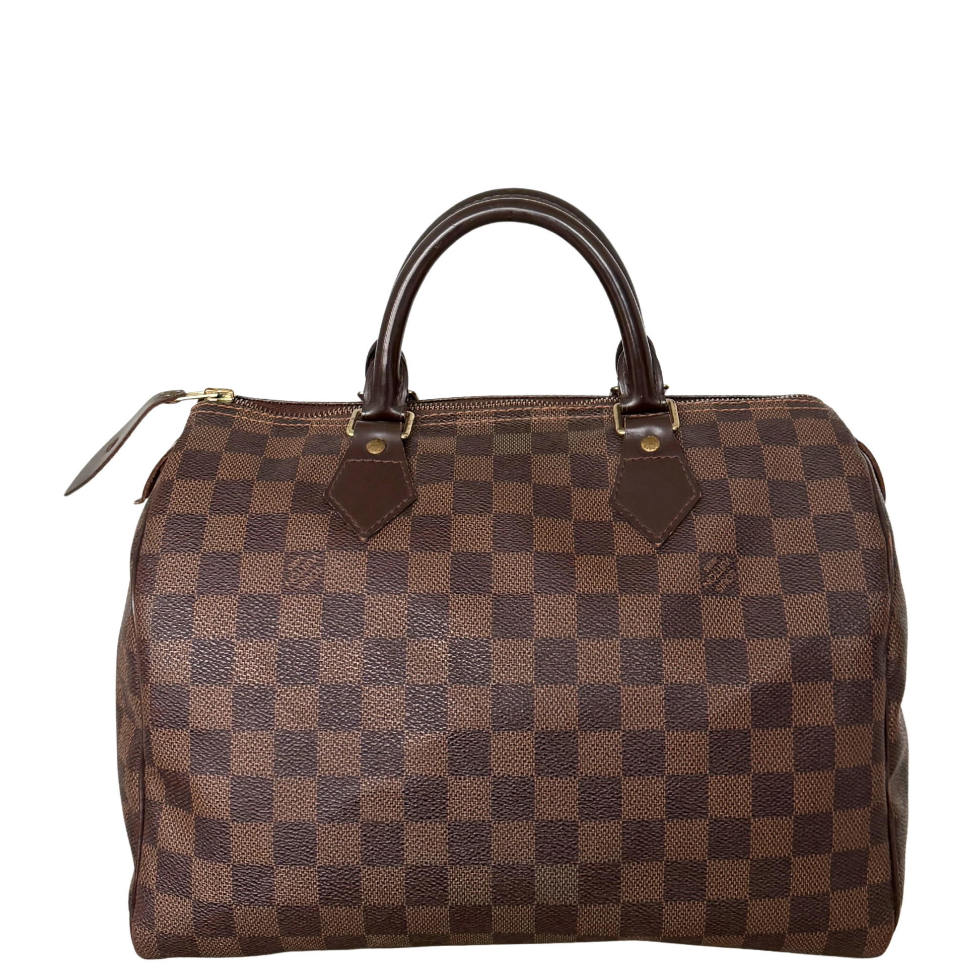 Louis Vuitton Speedy 30 Damier Ebene Canvas Braun / gut Louis Vuitton