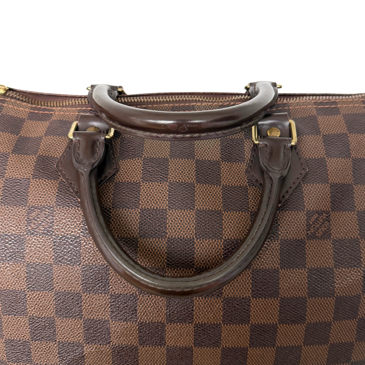 Louis Vuitton Speedy 30 Damier Ebene Canvas Braun / gut Louis Vuitton