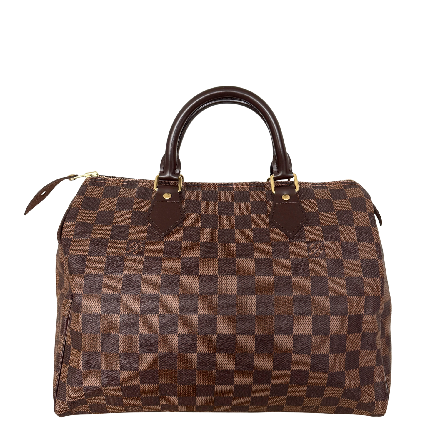 Louis Vuitton Speedy 30 Damier Ebene Braun / sehr gut Louis Vuitton