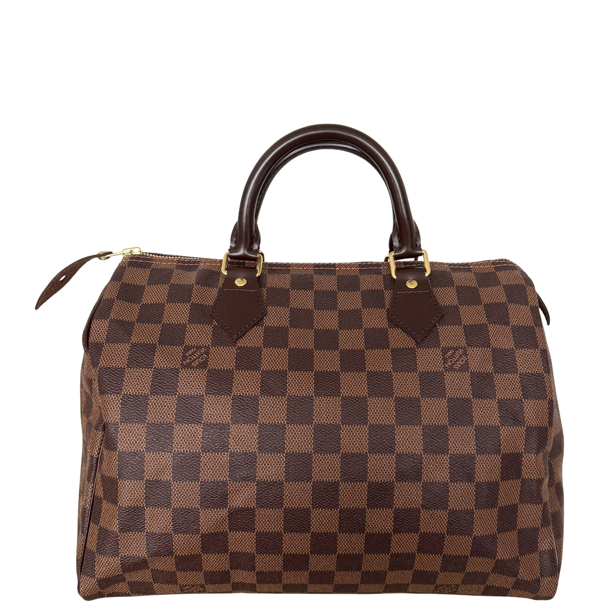 Louis Vuitton Speedy 30 Damier Ebene Braun / sehr gut Louis Vuitton