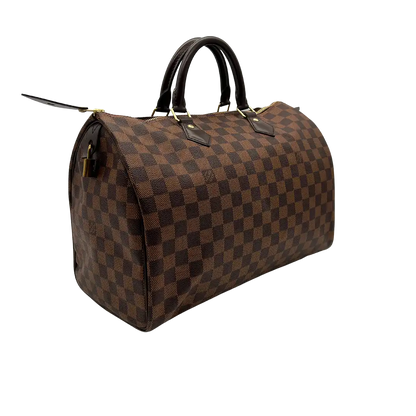 Louis Vuitton Speedy 35 Damier Ebene Canvas N41363 Fullset / sehr gut Louis Vuitton