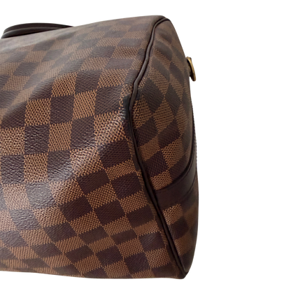 Louis Vuitton Speedy 35 Damier Ebene Bandouliere N41366 / gut Louis Vuitton