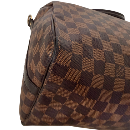 Louis Vuitton Speedy 35 Damier Ebene Bandouliere N41366 / gut Louis Vuitton