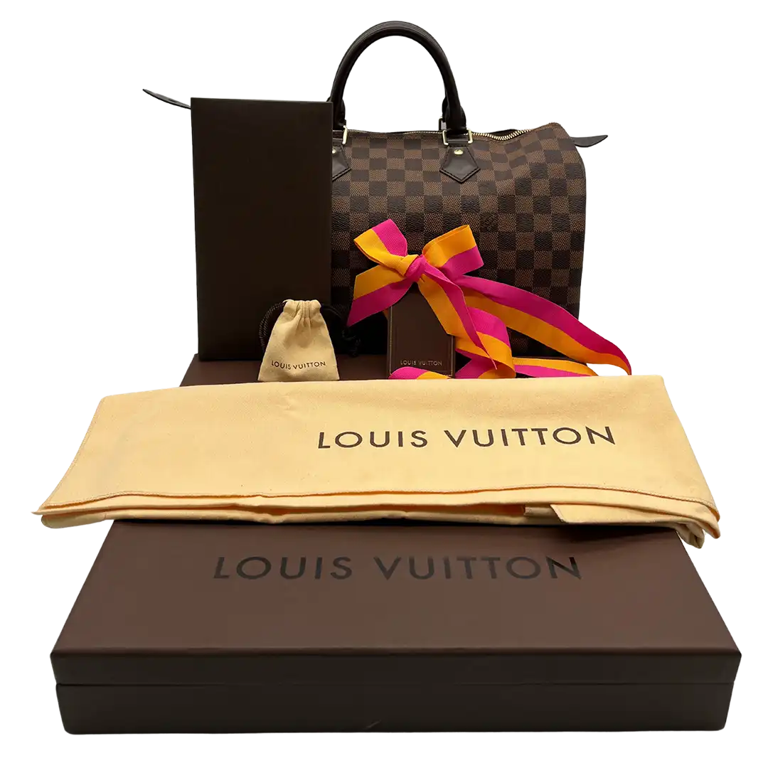 Kopie von Louis Vuitton Speedy 35 Damier Ebene Canvas N41363 Fullset / sehr gut Louis Vuitton