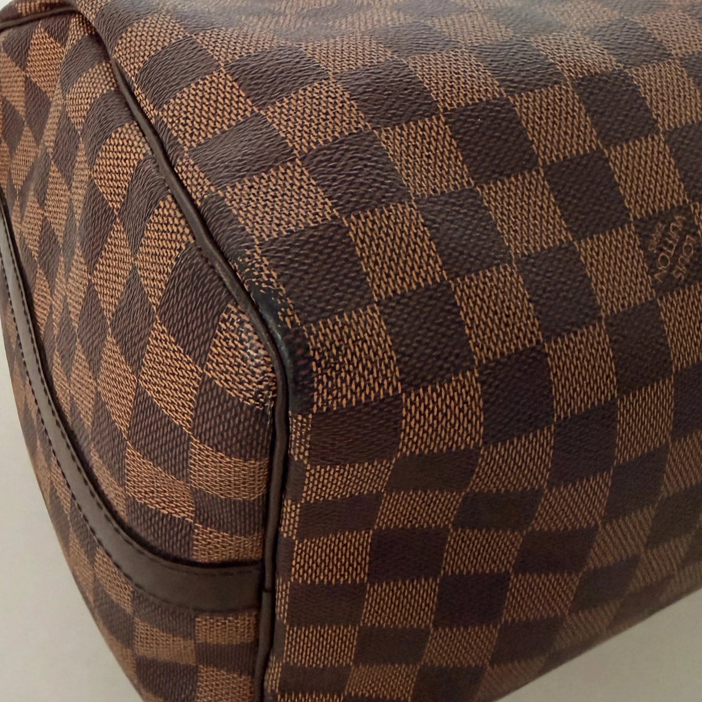 Louis Vuitton Speedy 35 Damier Ebene Bandouliere N41366 / gut Louis Vuitton