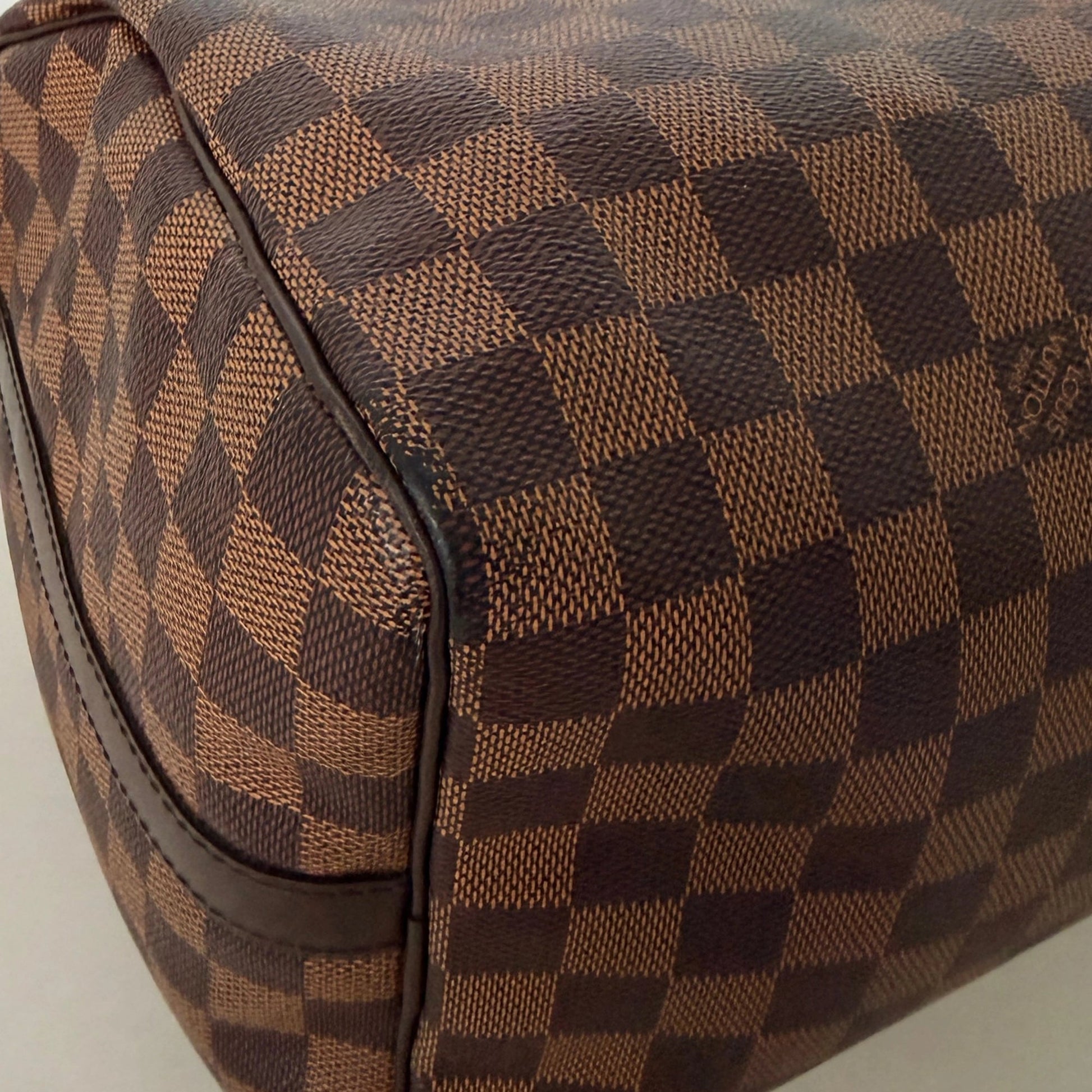 Louis Vuitton Speedy 35 Damier Ebene Bandouliere N41366 / gut Louis Vuitton