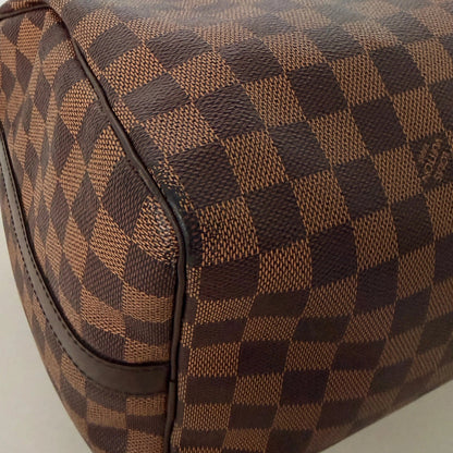 Louis Vuitton Speedy 35 Damier Ebene Bandouliere N41366 / gut Louis Vuitton