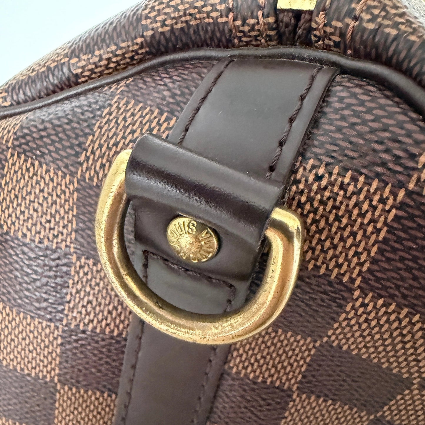 Louis Vuitton Speedy 35 Damier Ebene Bandouliere N41366 / gut Louis Vuitton