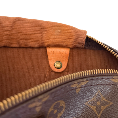 Louis Vuitton Speedy 30 Monogram Braun / akzeptabel Louis Vuitton