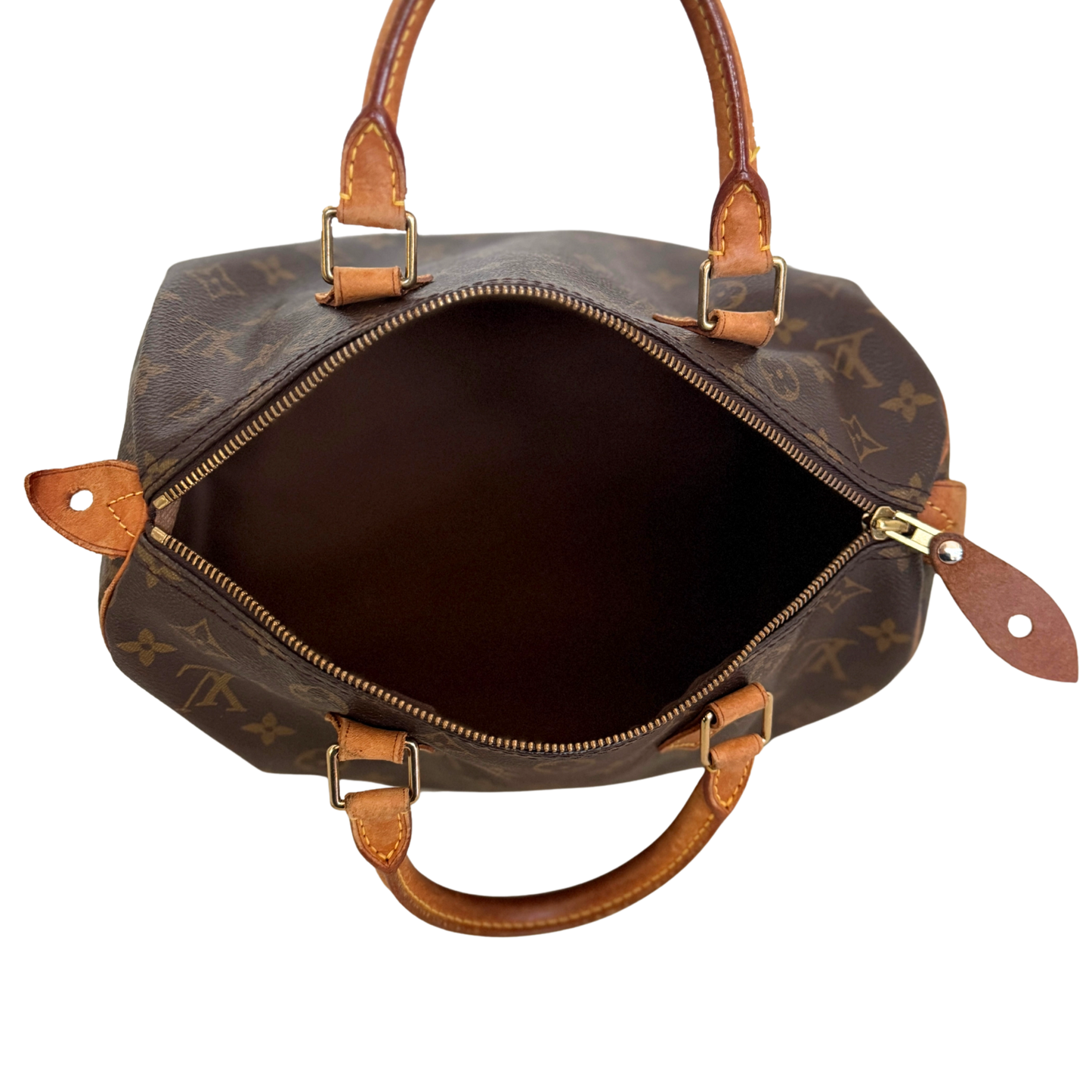 Louis Vuitton Speedy 30 Monogram Braun / akzeptabel Louis Vuitton