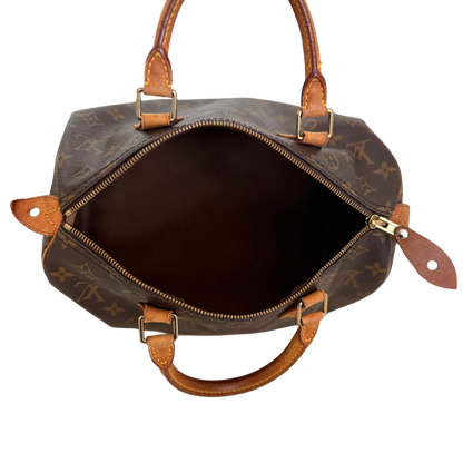 Louis Vuitton Speedy 30 Monogram Braun / akzeptabel Louis Vuitton