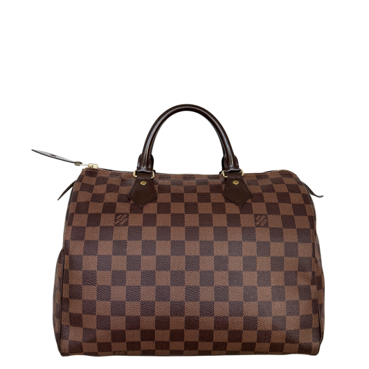 Louis Vuitton Speedy 30 Damier Ebene N41364 Braun / sehr gut Louis Vuitton