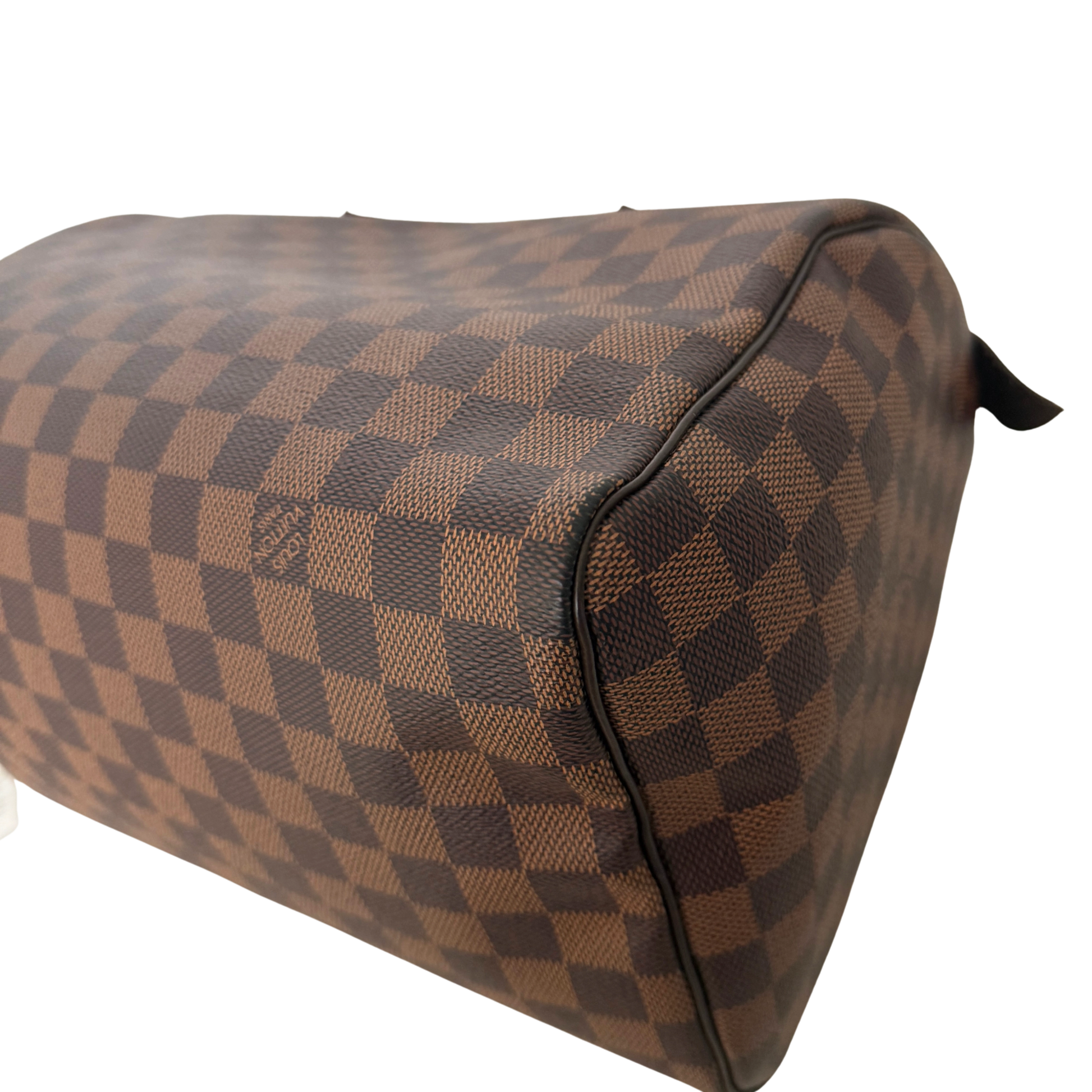 Louis Vuitton Speedy 30 Damier Ebene N41364 Braun / sehr gut Louis Vuitton