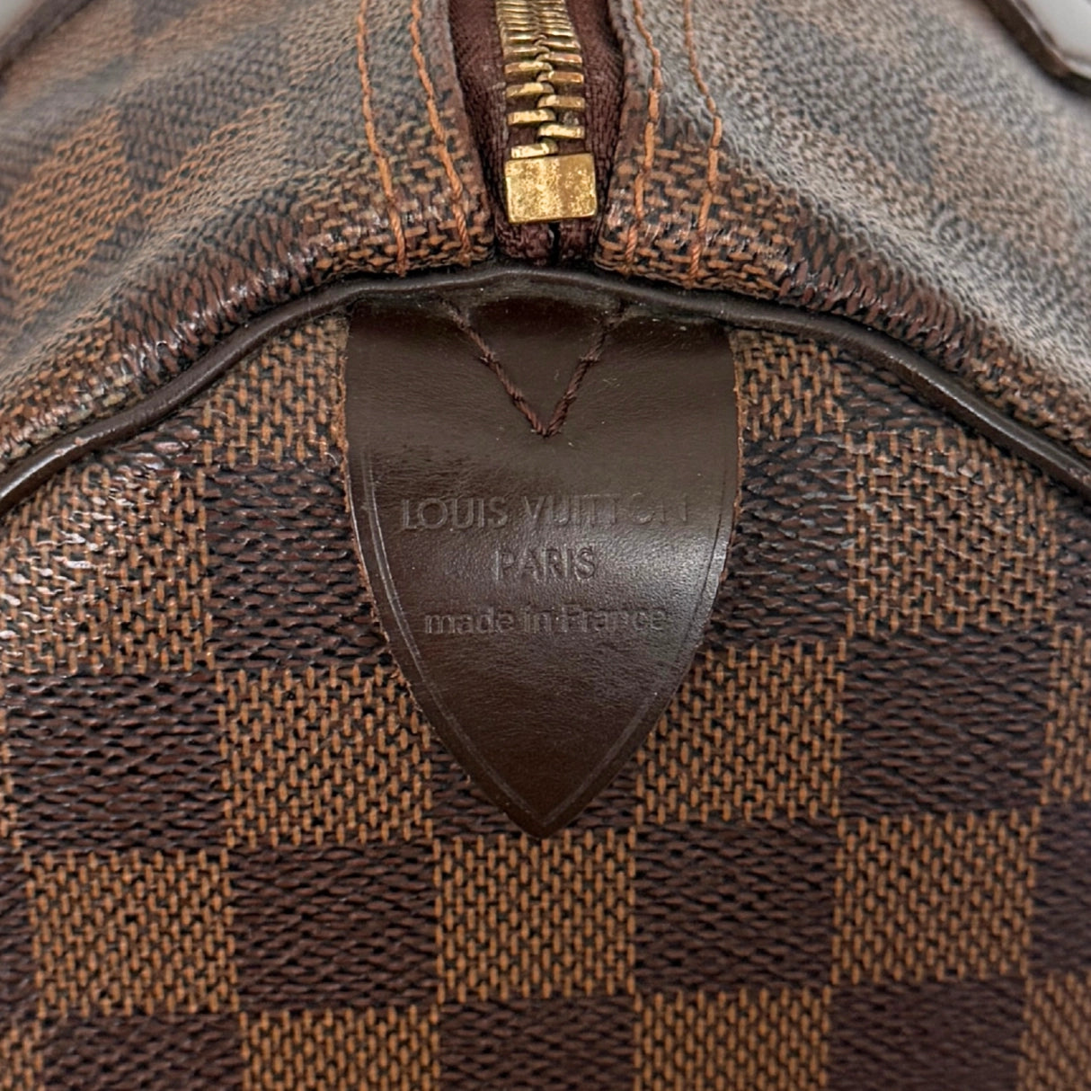 Louis Vuitton Speedy 30 Damier Ebene Canvas Braun / gut Louis Vuitton