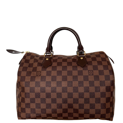 Louis Vuitton Speedy 30 Damier Ebene N41364 Braun / sehr gut Louis Vuitton
