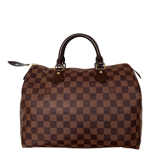 Louis Vuitton Speedy 30 Damier Ebene N41364 Braun / sehr gut Louis Vuitton