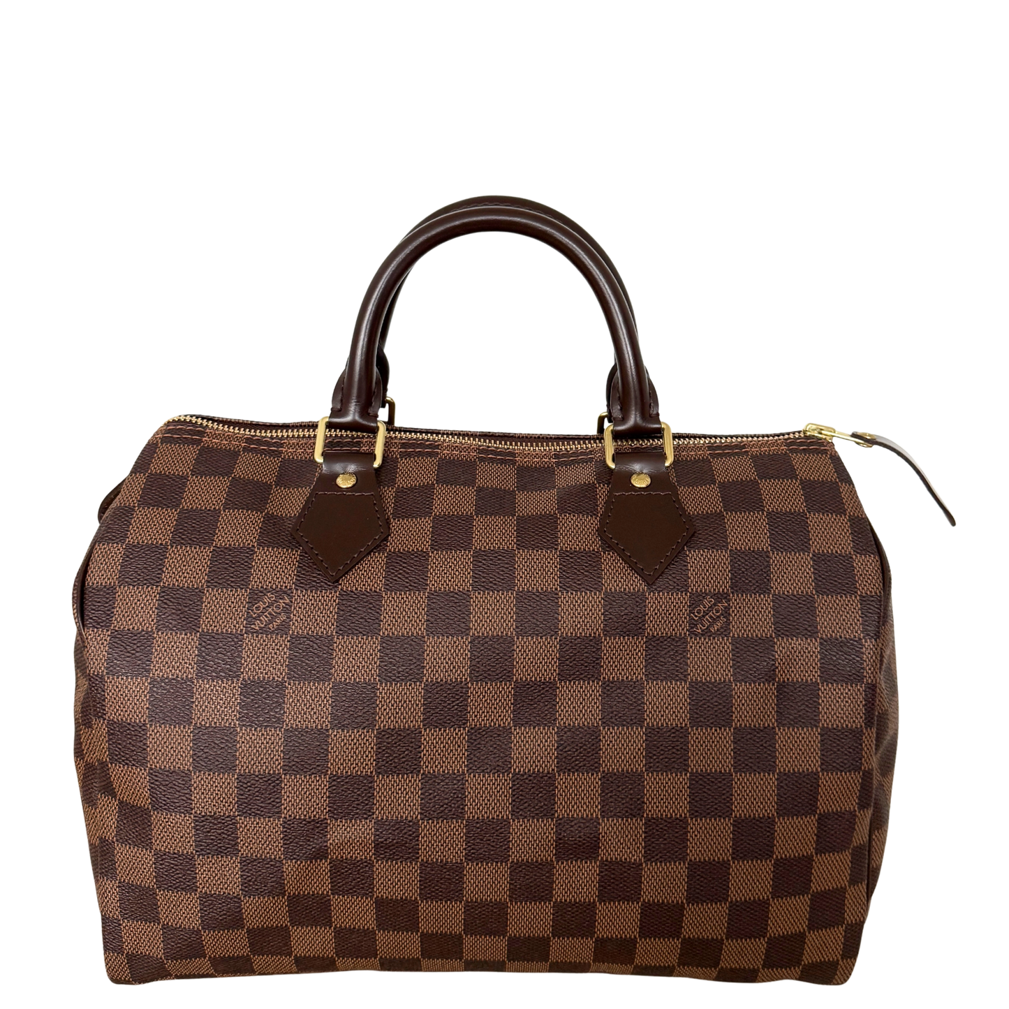 Louis Vuitton Speedy 30 Damier Ebene Braun / sehr gut Louis Vuitton
