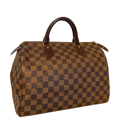 Louis Vuitton Speedy 30 Damier Ebene Braun / sehr gut