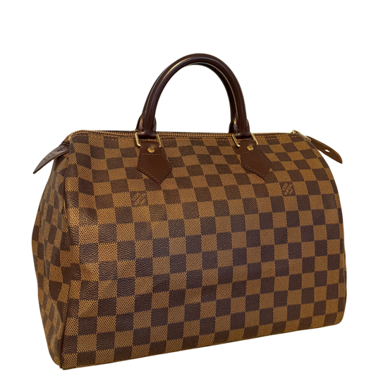 Louis Vuitton Speedy 30 Damier Ebene Braun / sehr gut