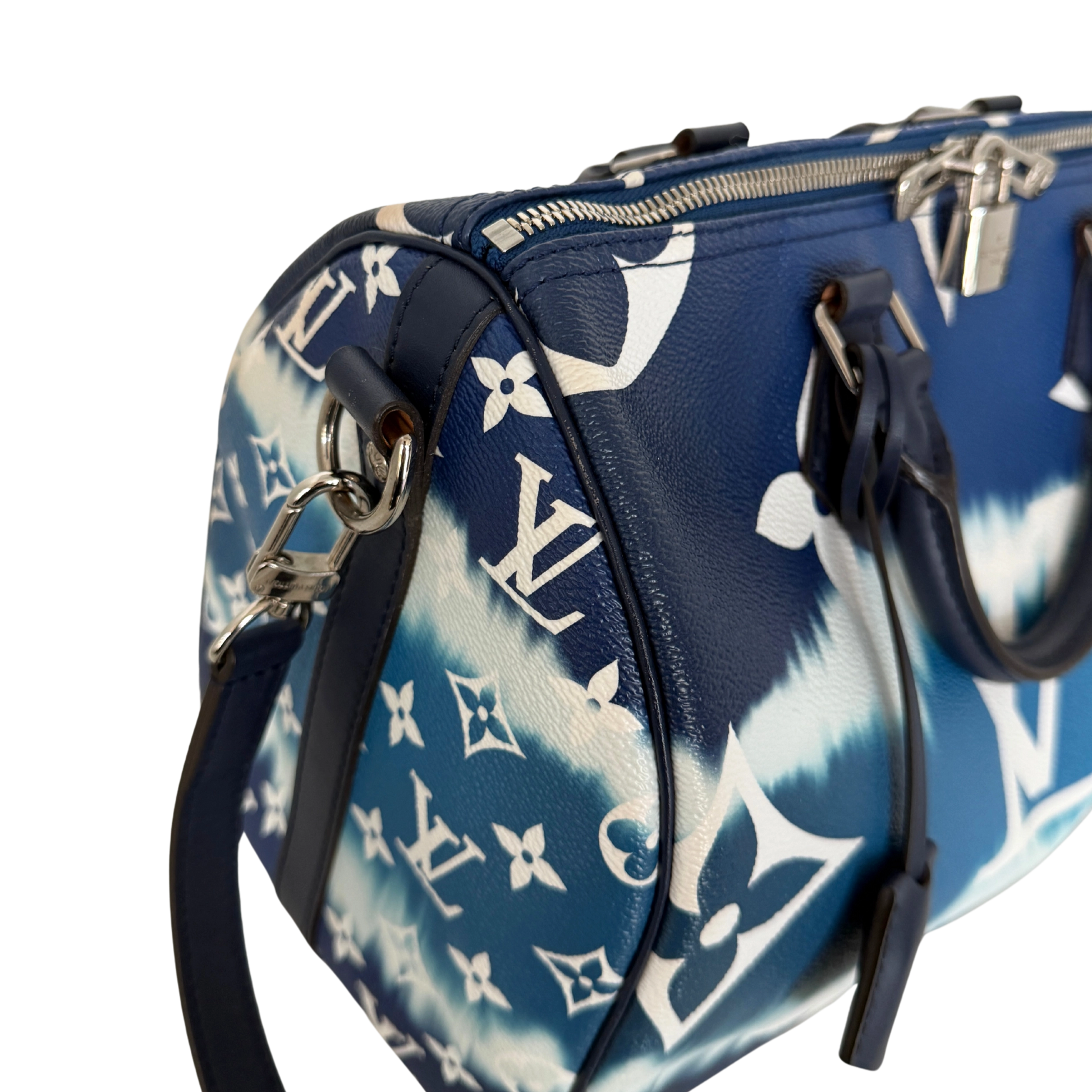 Louis Vuitton LV Escale Speedy 30 Bandoulière M45146 Blau / sehr gut Louis Vuitton