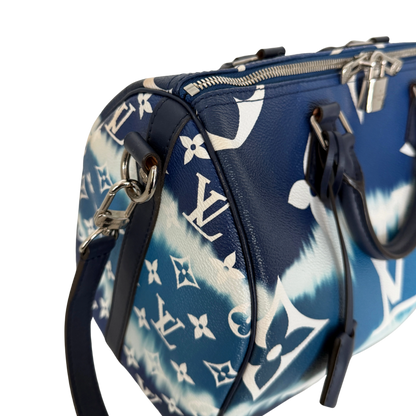 Louis Vuitton LV Escale Speedy 30 Bandoulière M45146 Blau / sehr gut Louis Vuitton