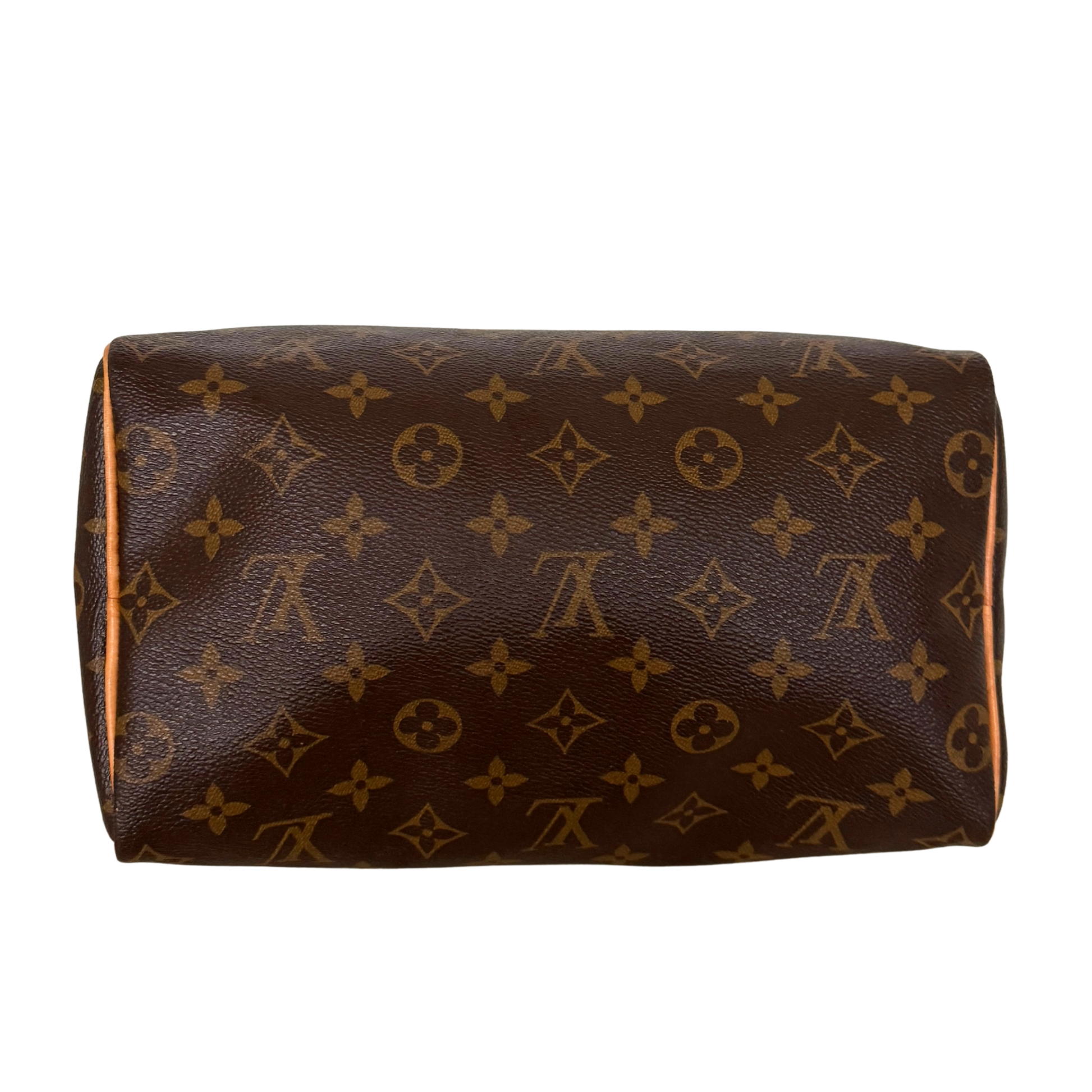 Louis Vuitton Speedy 25 M41528 Monogram Canvas Braun Fullset / gut Louis Vuitton
