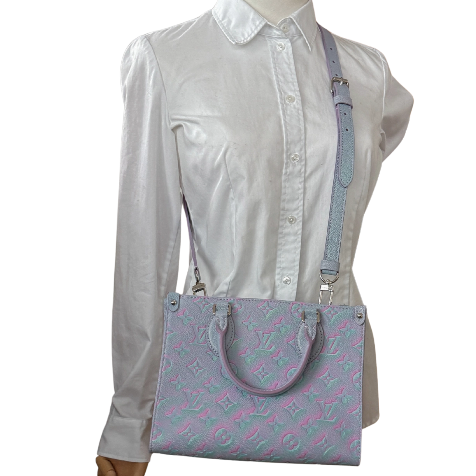 Louis Vuitton OnTheGo PM Stardust M46067 Lila Fullset / neuwertig Louis Vuitton