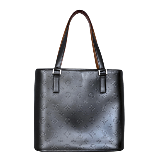 Louis Vuitton Monogram Mat Stockton M55112 Grau / sehr gut Louis Vuitton