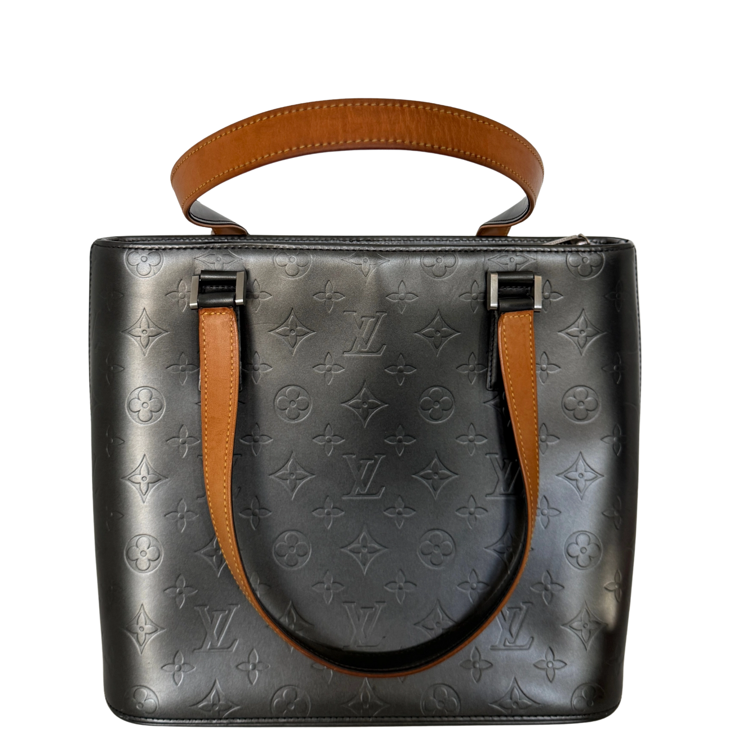 Louis Vuitton Monogram Mat Stockton M55112 Grau / sehr gut Louis Vuitton