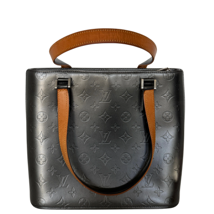 Louis Vuitton Monogram Mat Stockton M55112 Grau / sehr gut Louis Vuitton
