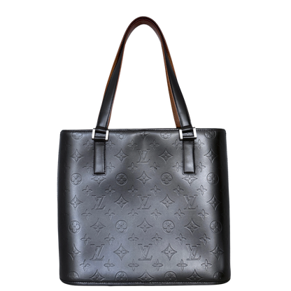 Louis Vuitton Monogram Mat Stockton M55112 Grau / sehr gut Louis Vuitton