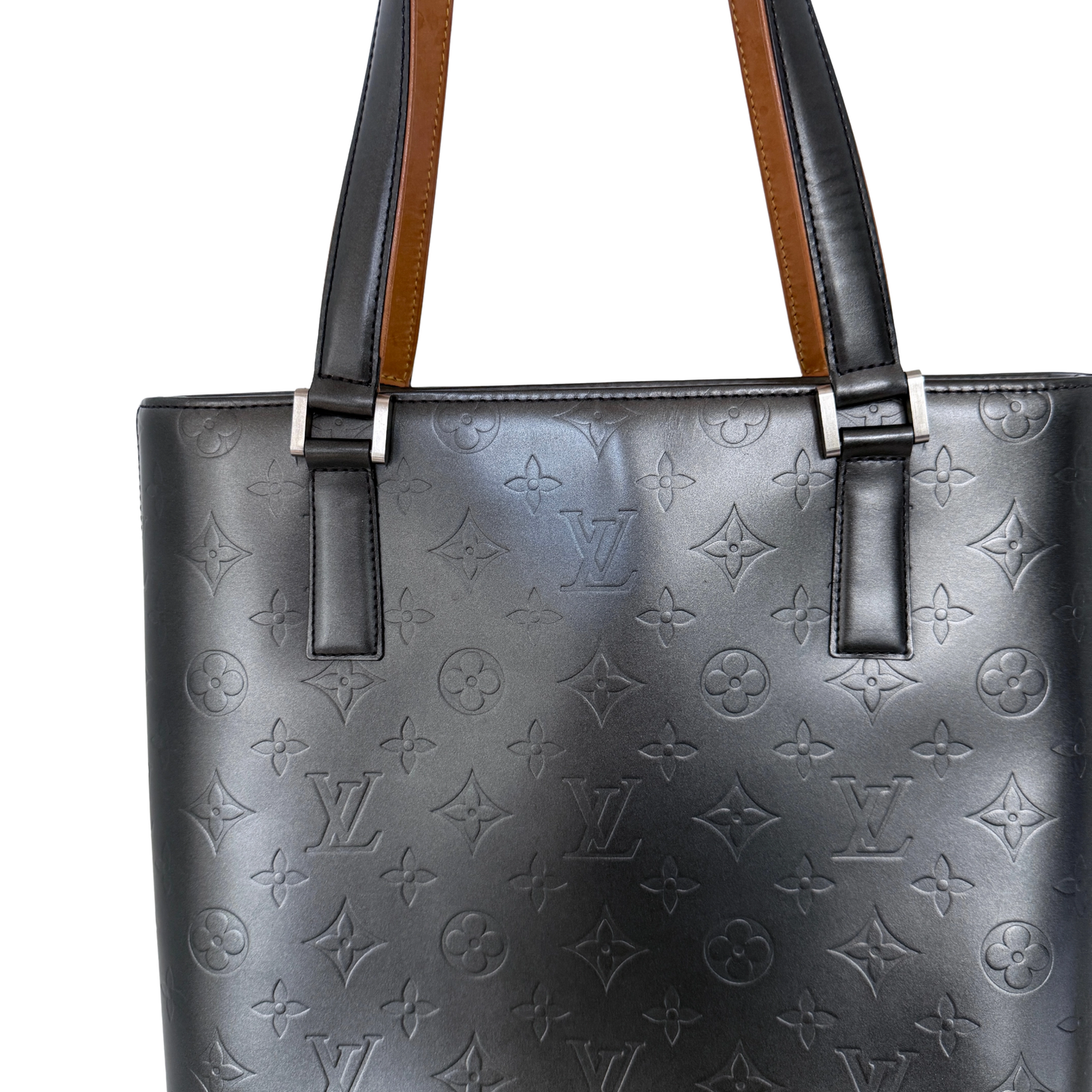Louis Vuitton Monogram Mat Stockton M55112 Grau / sehr gut Louis Vuitton