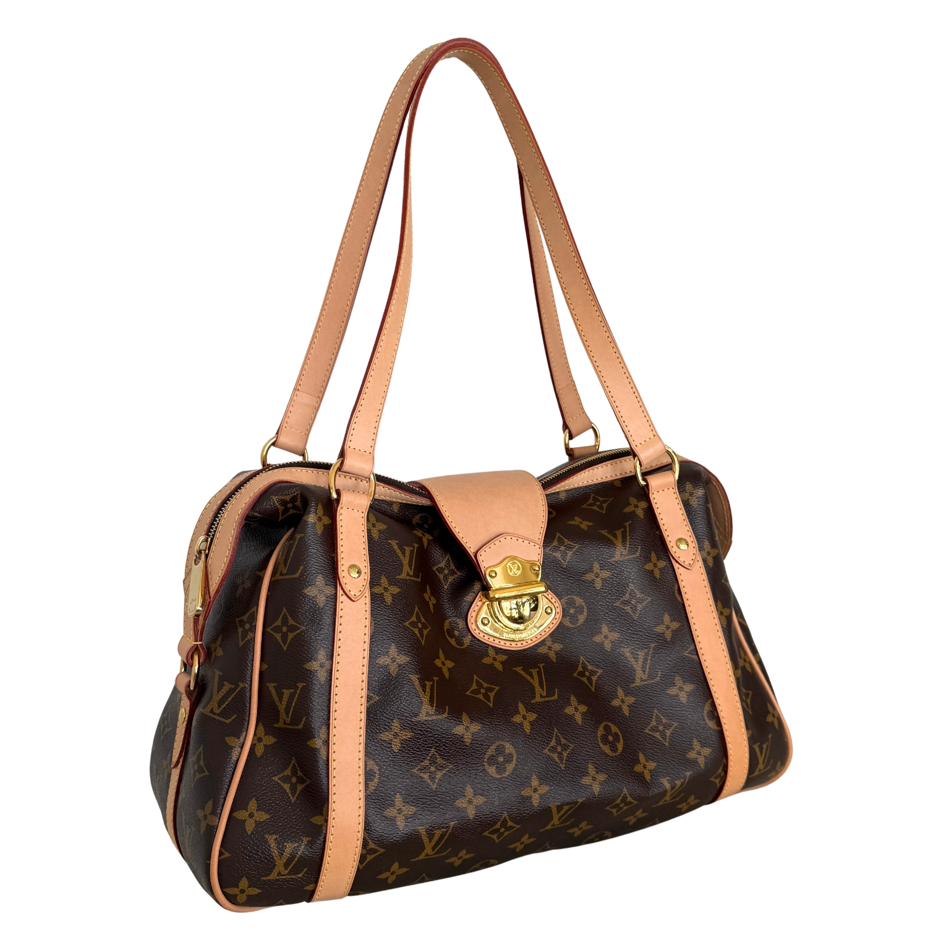 Louis Vuitton Stresa PM Monogram Canvas M51186 Braun / sehr gut Louis Vuitton