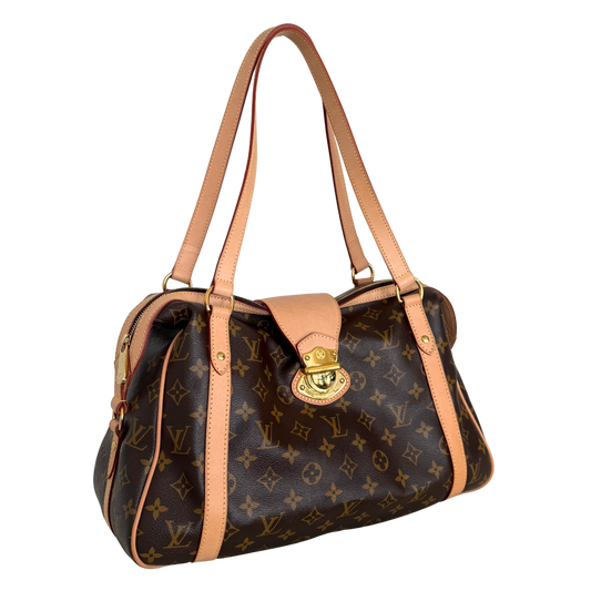 Louis Vuitton Stresa PM Monogram Canvas M51186 Braun / sehr gut Louis Vuitton